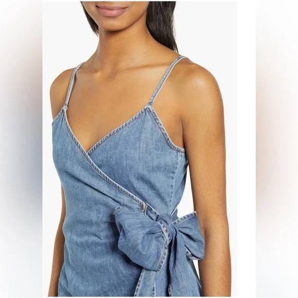 BillabongIsland WrapDenim Minidress8124